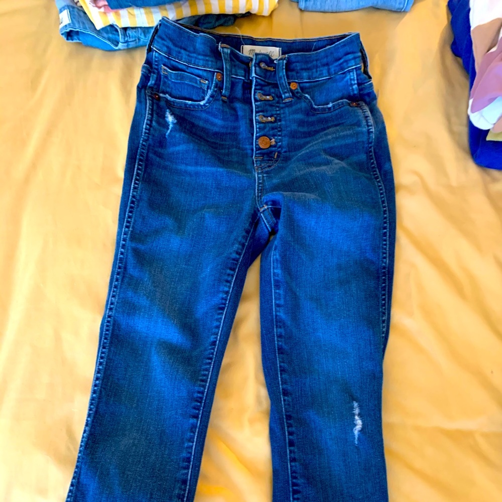10 inch high rise skinny madewell
